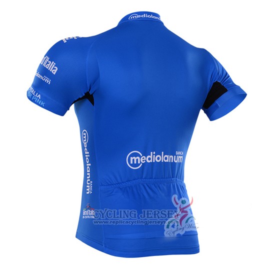 2016 Cycling Jersey Giro D'italy Blue and White Short Sleeve and Bib Short